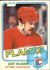 1981-82 O-Pee-Chee #93 Gary McAdam Red Wings